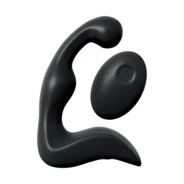 Masajeador Prostático con Vibración Negro de Anal Fantasy Elite