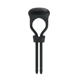 Pretty Love Anillo Vibrador Curitis Color Negro de Prettylove | VibraZon