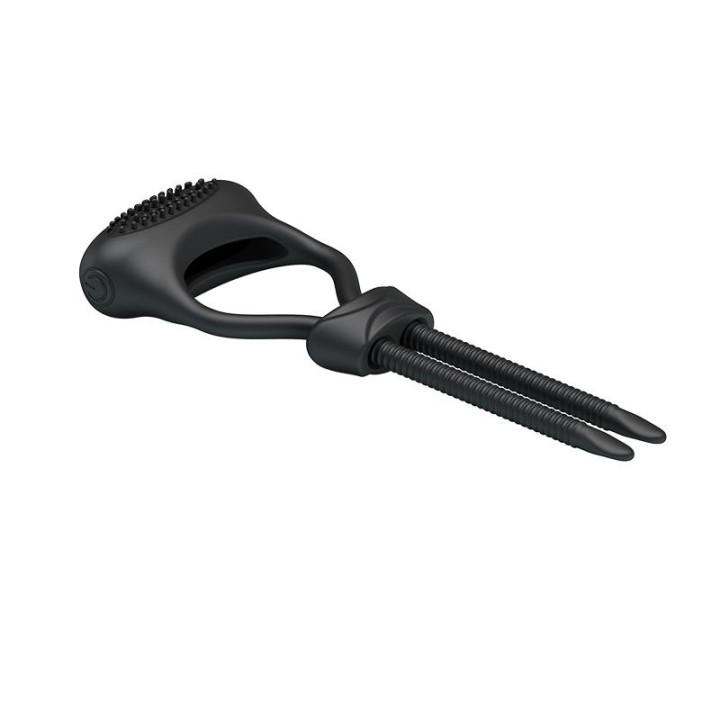 Pretty Love Anillo Vibrador Curitis Color Negro de Prettylove | VibraZon