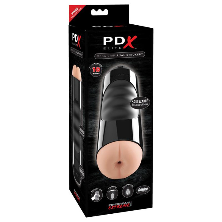 PDX Elite Masturbador Mega Grip Anal | VibraZon