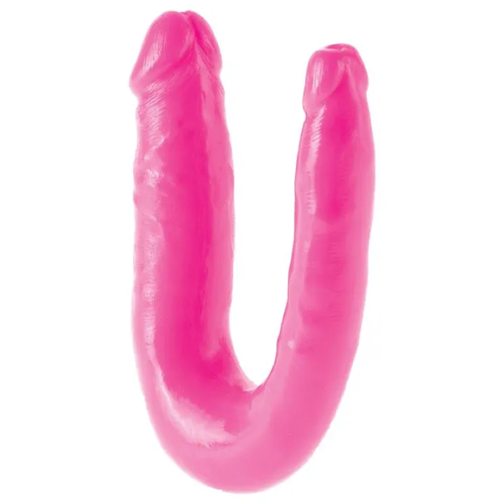 Dildo Doble Double Trouble Rosa de Dillio