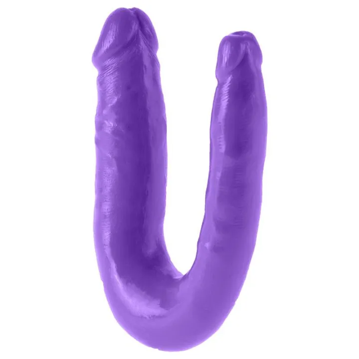 Dildo Doble Double Trouble Púrpura de Dillio