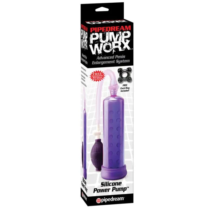 Pump Worx Succionador de Silicona Color Púrpura de Pumpworx