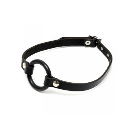 Mordaza Forma Anillo Cuero de Bondage Play | VibraZon