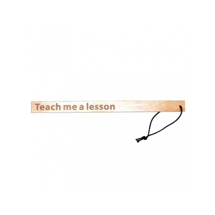 Pala Teach Me A Lesson Bambú de Bondage Play | VibraZon