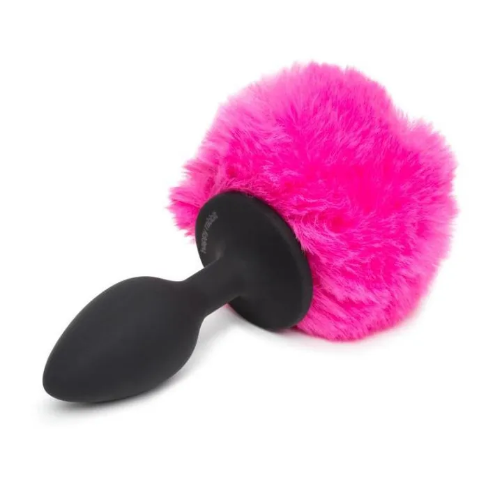 Plug Anal con Cola Color Rosa Pequeño de Happy Rabbit