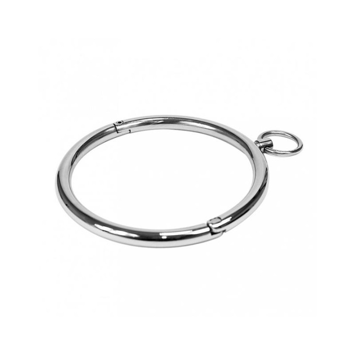 Collar Metálico BDSM Redondeado de Bondage Play | VibraZon
