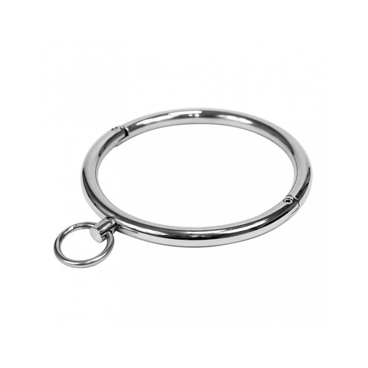 Collar Metálico BDSM Redondeado de Bondage Play | VibraZon