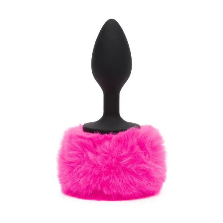 Plug Anal con Cola Color Rosa Pequeño de Happy Rabbit