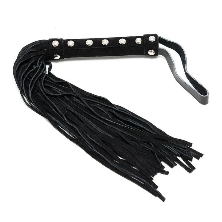 Flogger Cuero 44 cm de Bondage Play | VibraZon