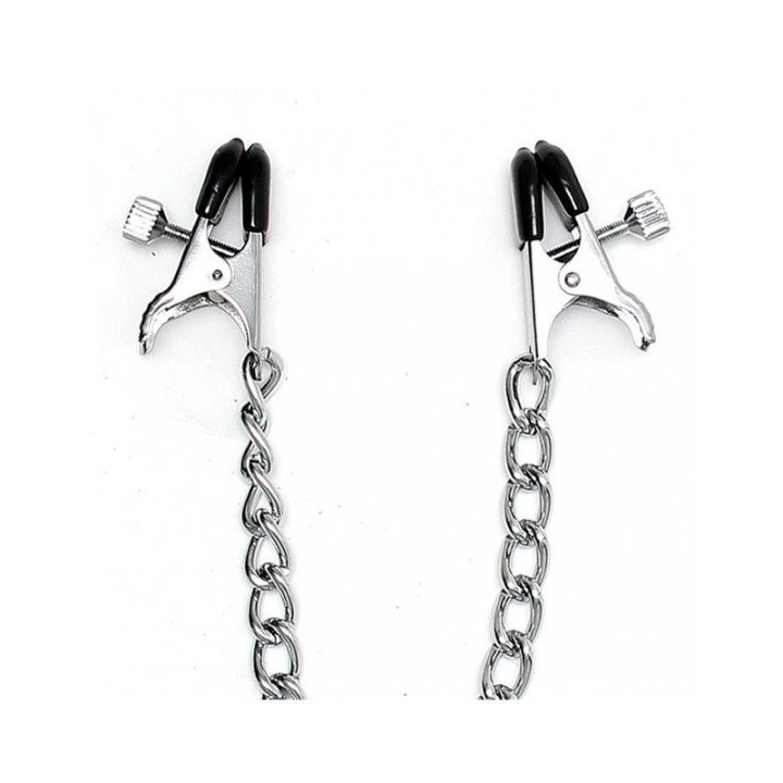 Pinzas Medianas para Pezones Ajustable de Bondage Play | VibraZon