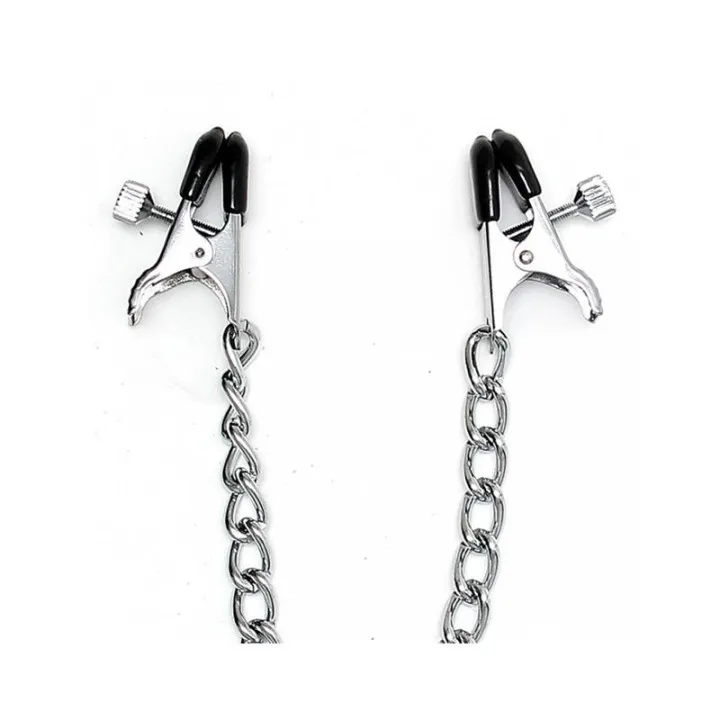 Pinzas Medianas para Pezones Ajustable de Bondage Play