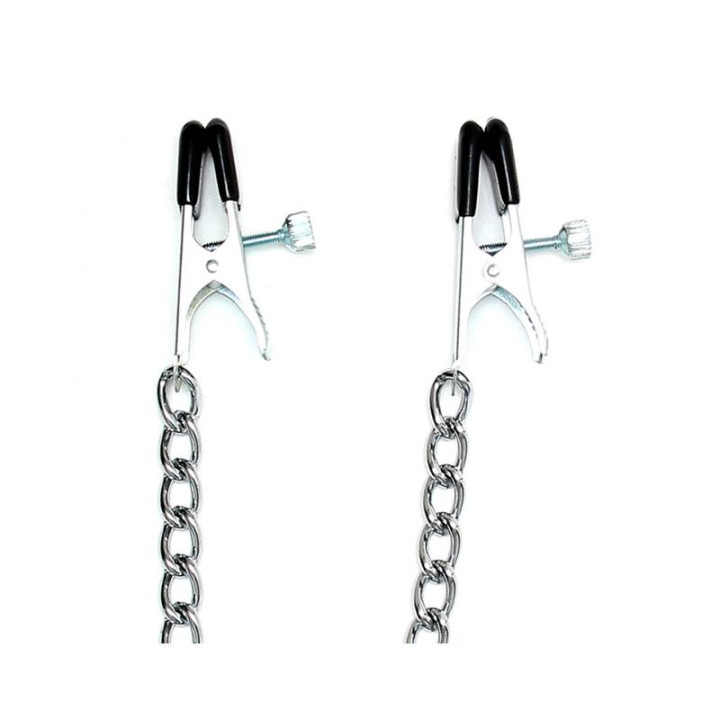 Pinzas Grandes para Pezones Ajustable de Bondage Play | VibraZon