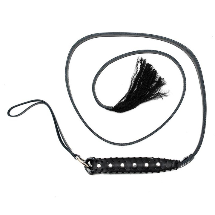 Látigo Cuero 130 cm de Bondage Play | VibraZon