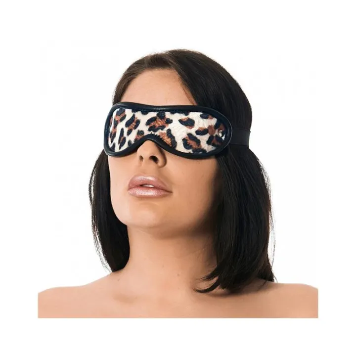 Antifaz con Estampado Leopardo Talla Única de Bondage Play