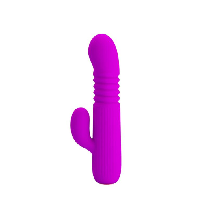 Leopold Vibrador con Función de Movimiento USB Silicona de Prettylove | VibraZon