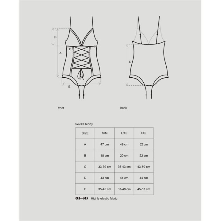 Slevika Body Negro de Obsessive | VibraZon