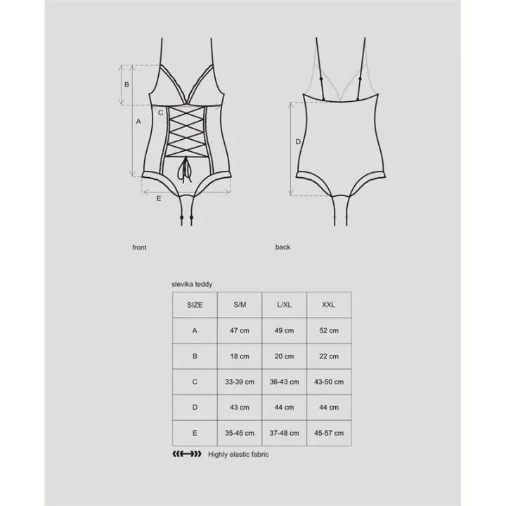 Slevika Body Negro de Obsessive