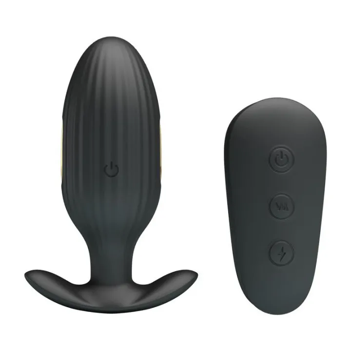 Royal Pleasure Plug Anal con Electro Estimulación USB de Prettylove