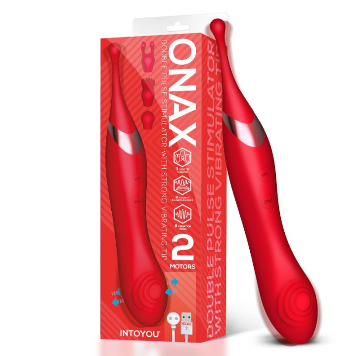 Onax Estimulador Doble Vibrador de Punto y Doble Pulsación USB de Intoyou | VibraZon