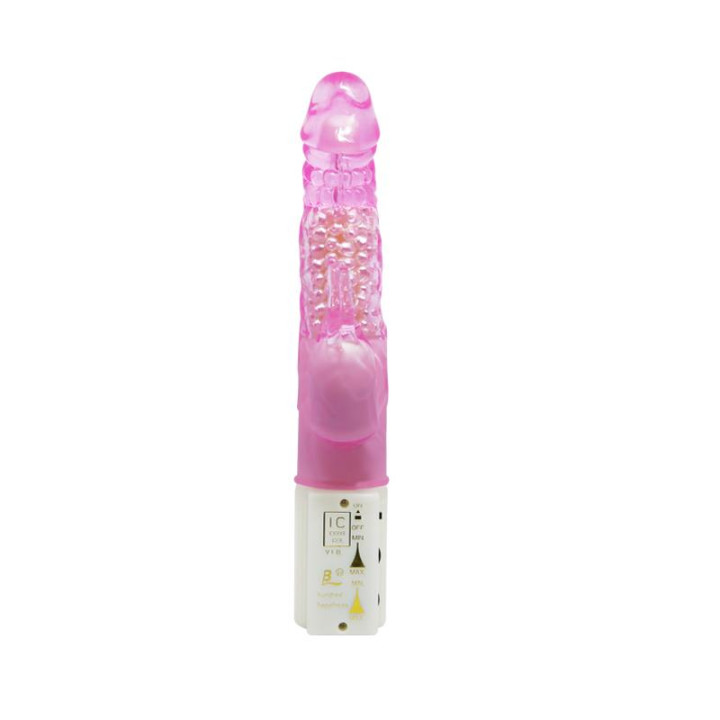 Baile Vibrador Transparente Color Rosa | VibraZon