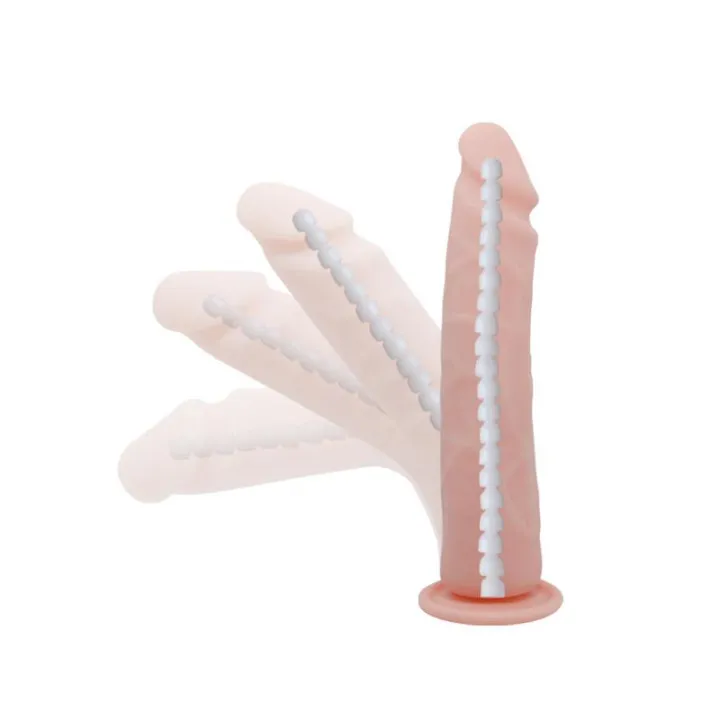 Dildo con Ventosa Color Natural 23,5 cm de Baile