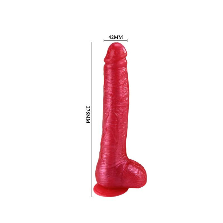 Baile Dildo con Ventosa color Rosa | VibraZon