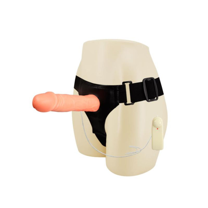 Arnés con Dildo Hueco Jessica 18 cm de Baile | VibraZon