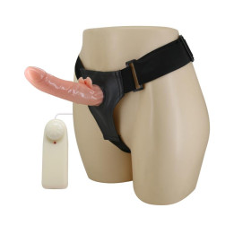 Baile Arnés con Dildo y Control Remoto 18 cm | VibraZon