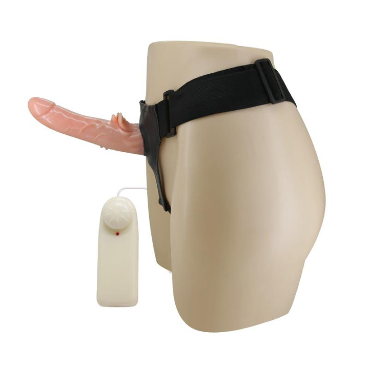 Baile Arnés con Dildo y Control Remoto 18 cm | VibraZon