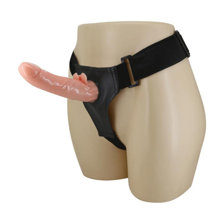 Baile Arnés con Dildo y Control Remoto 18 cm | VibraZon