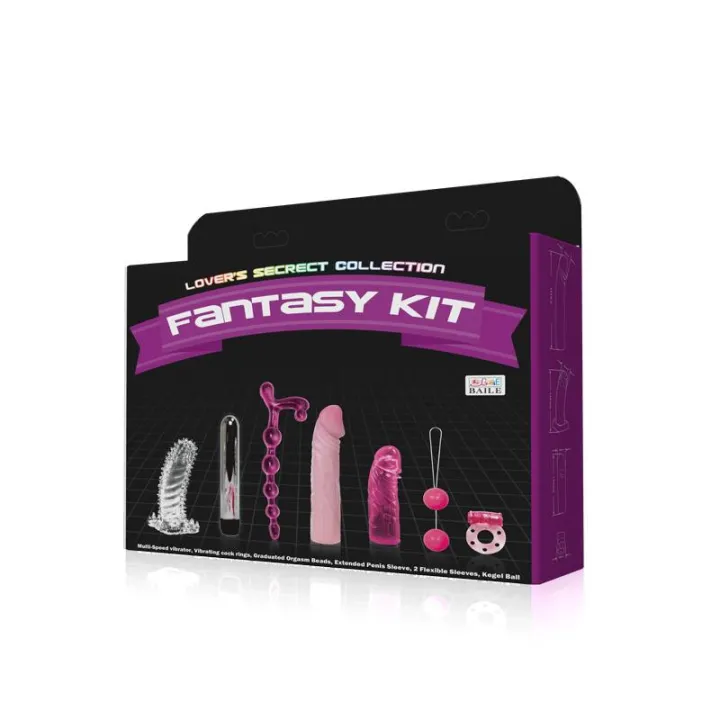 Kit de Vibrador y Fundas para el Pene de Baile