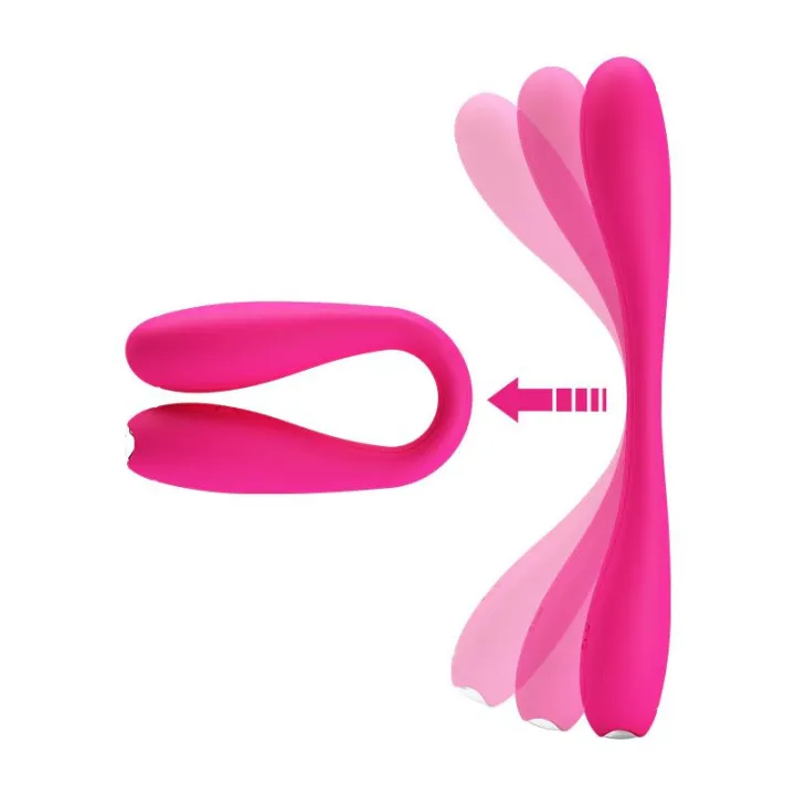 Yedda Vibrador con Esqueleto Punto G Rosa de Prettylove