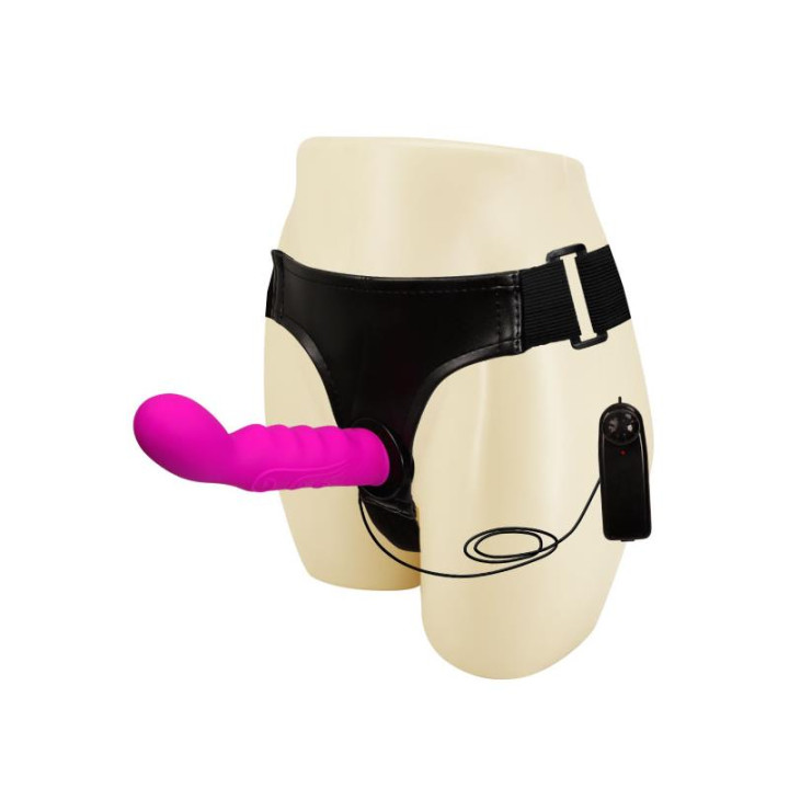 Arnés con Dildo Púrpura 15.5 cm de Baile | VibraZon
