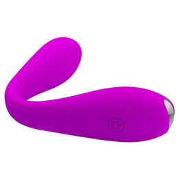 Yedda Vibrador Flexible USB Silicona Púrpura de Prettylove | VibraZon