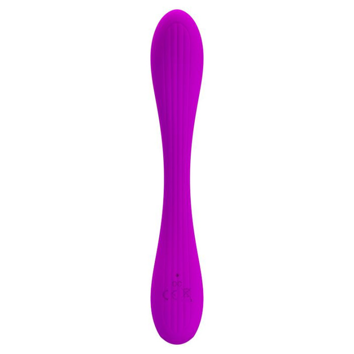 Yedda Vibrador Flexible USB Silicona Púrpura de Prettylove | VibraZon