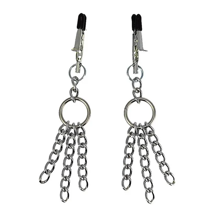 Pinzas para Pezones de Metal de Bondage Play