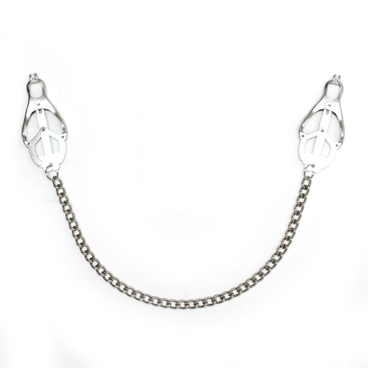 Pinzas para Pezones con Cadena de Bondage Play | VibraZon