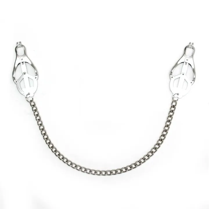 Pinzas para Pezones con Cadena de Bondage Play