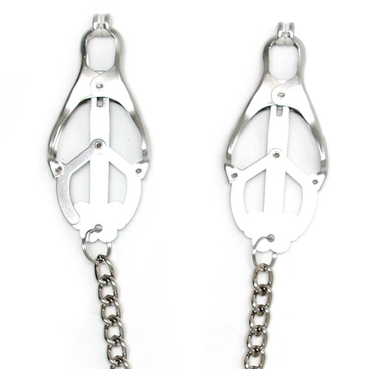 Pinzas para Pezones con Cadena de Bondage Play | VibraZon
