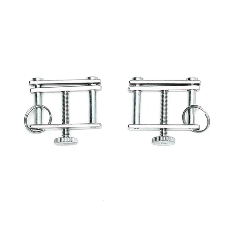 Pinzas para Pezones Ajustables de Bondage Play