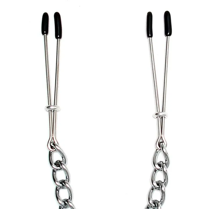 Pinzas para Pezones Ajustables de Bondage Play