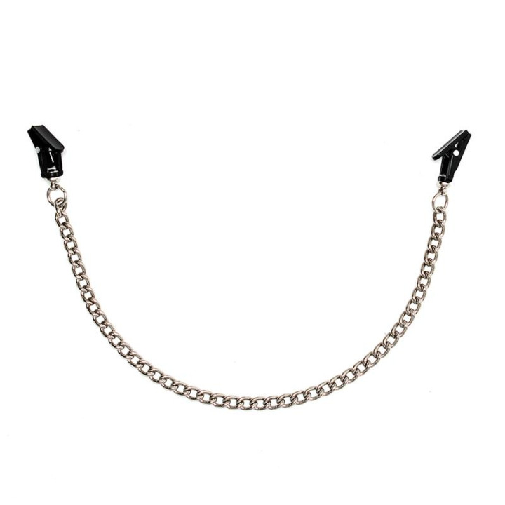 Pinzas para Pezones con Cadena de Bondage Play | VibraZon