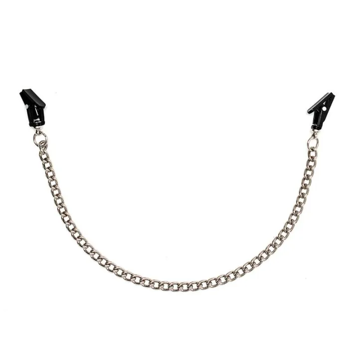 Pinzas para Pezones con Cadena de Bondage Play