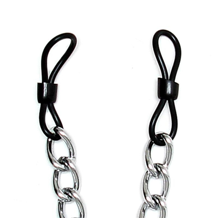 Pinzas para Pezones con Cadena de Bondage Play | VibraZon
