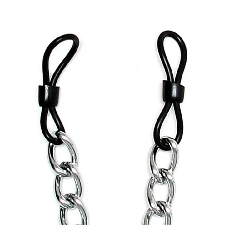 Pinzas para Pezones con Cadena de Bondage Play