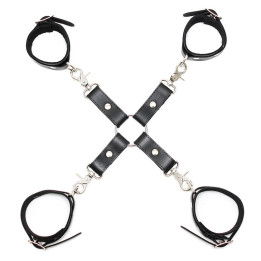 Restricciones Cuero Ajustables de Bondage Play | VibraZon