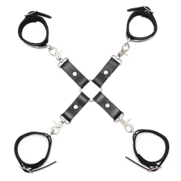 Restricciones Cuero Ajustables de Bondage Play
