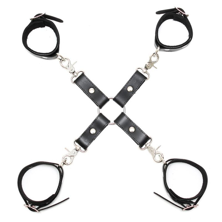 Restricciones Cuero Ajustables de Bondage Play | VibraZon