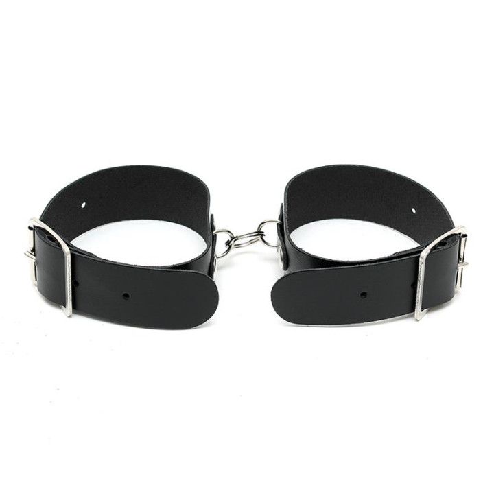 Esposas Ajustables Negro de Bondage Play | VibraZon